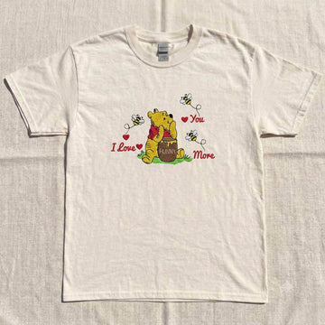 EMBROIDERED HONEY BEAR SHIRT HHUE - 022