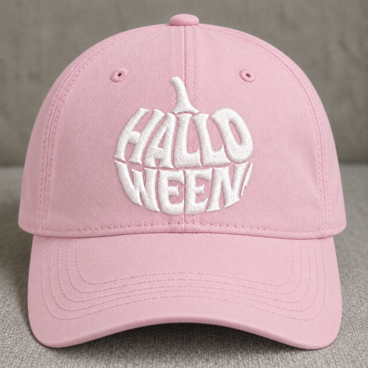 HALLOWEEN GOTHIC EMBROIDERED BLACK CAP BS-0046