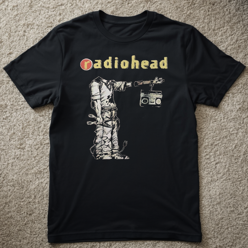 VINTAGE STYLE RADIOHEAD GRAPHIC TEE TH-0045