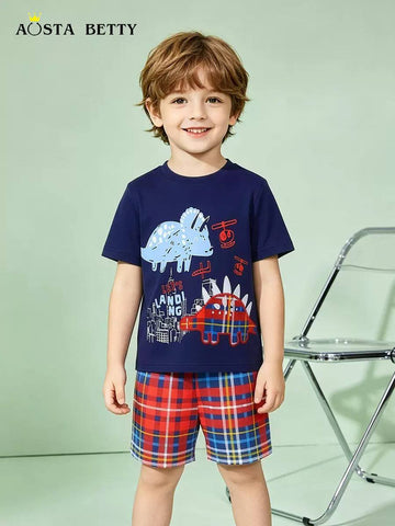 Boys 2-Piece Dinosaur Outfit