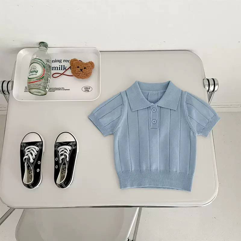 Boys Knit Polo Shirt