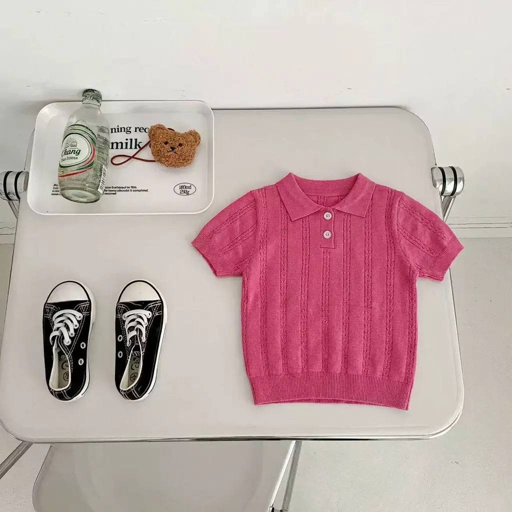 Boys Knit Polo Shirt