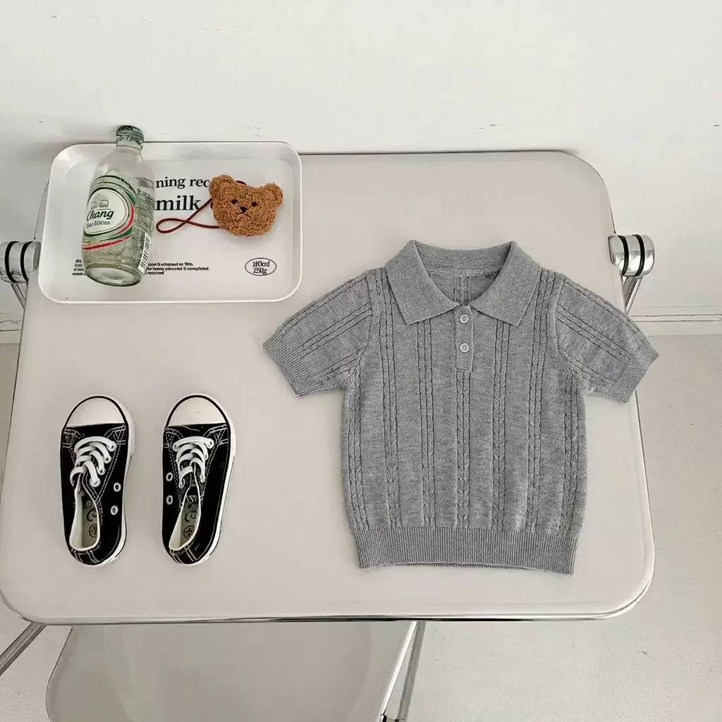 Boys Knit Polo Shirt