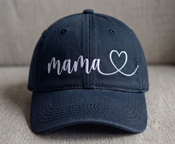 MAMA HEART EMBROIDERED HAT BS-0014