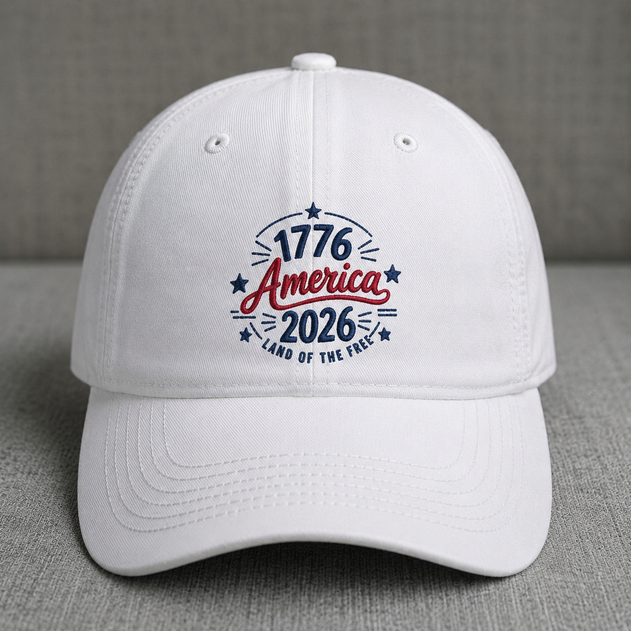 1776 AMERICA 2026 EMBROIDERED HAT BS-0030