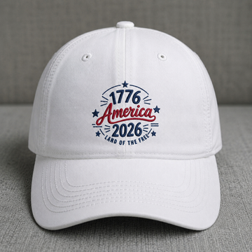 1776 AMERICA 2026 EMBROIDERED HAT BS-0030