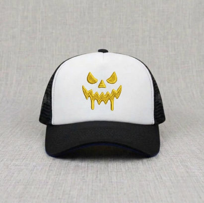 GOLDEN PUMPKIN TRUCKER HAT BS-0016