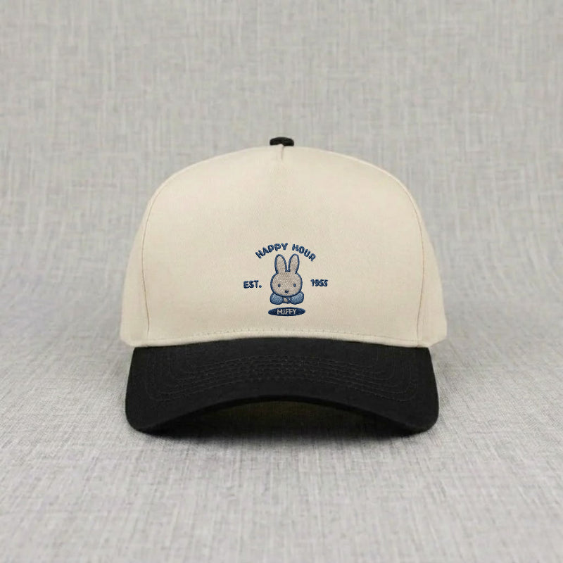 BUNNY HAPPY CUTE 1955 EMBROIDERED BASEBALL HAT AK-008
