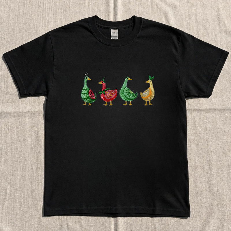 Fruit Geese Embroidered AK-016
