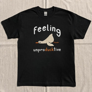 Feeling unproducktive Shirt Embroidered AK-018