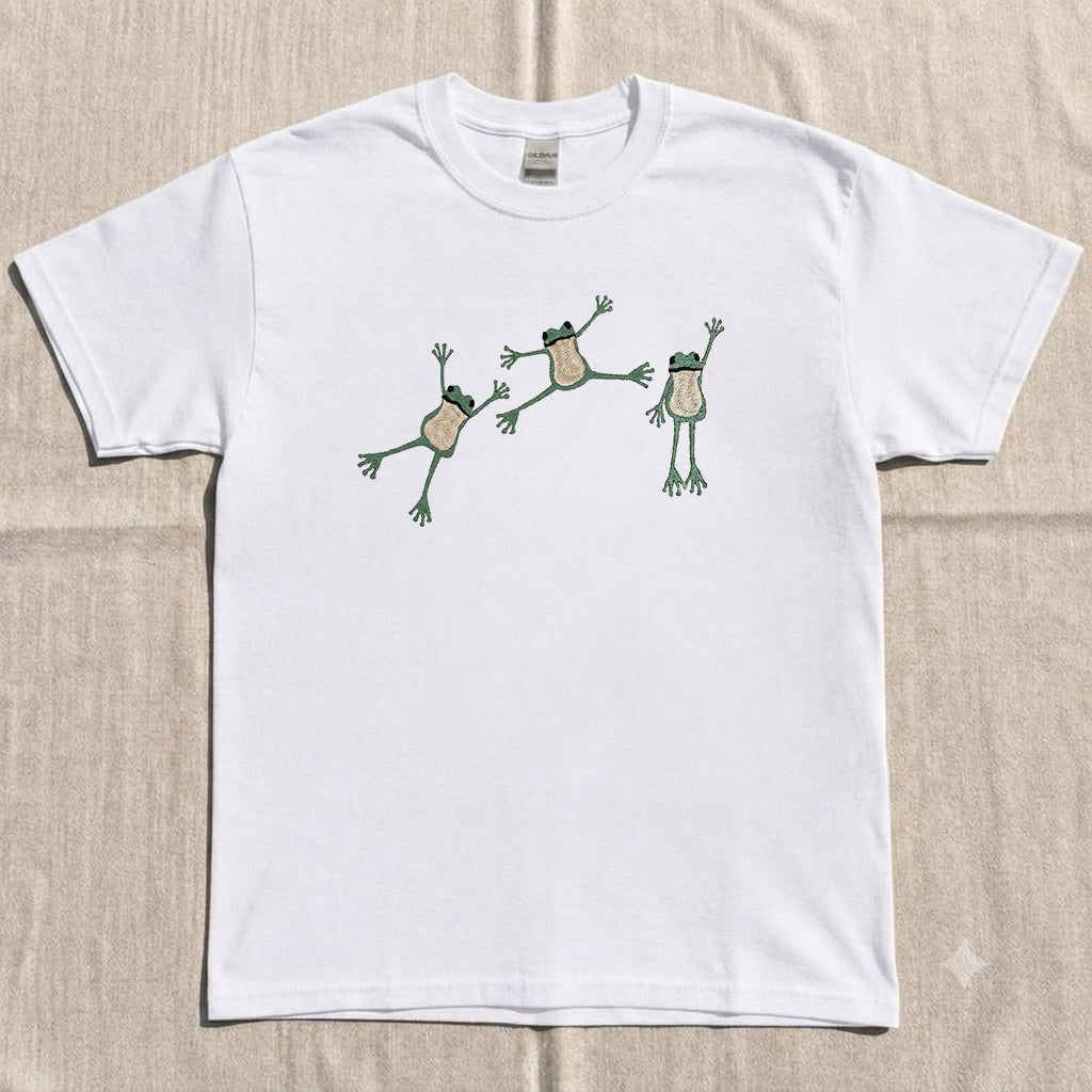 Embroidered Frog T-shirt AK-019
