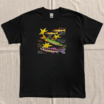 Embroidered Funny Fish T-shirt AK-022