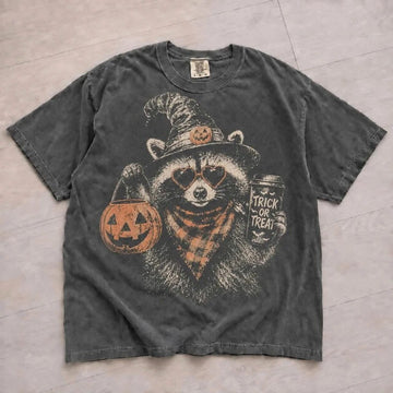 RETRO RACCOON HALLOWEEN SHIRT, SWEATSHIRT, HOODIE TH-0132