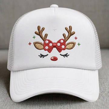 BOW REINDEER TRUCKER CAP BS-0015