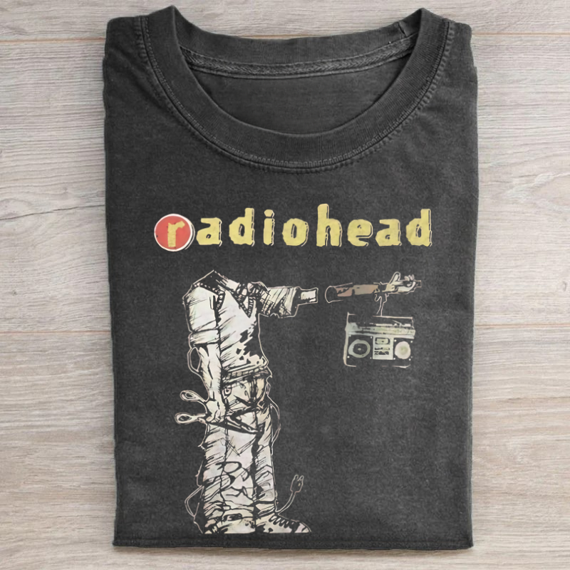 VINTAGE STYLE RADIOHEAD GRAPHIC TEE TH-0045