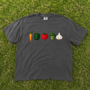 FRESH VEGETABLES EMBROIDERED TEE CT-0021