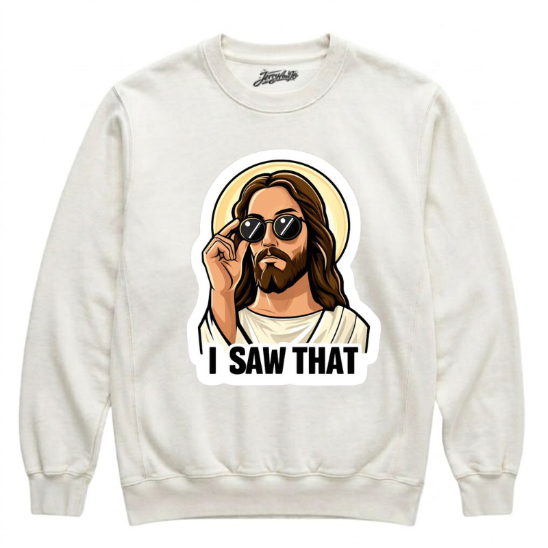 FUNNY CHRISTIAN JESUS WATCHING YOU TEE LL - 0004