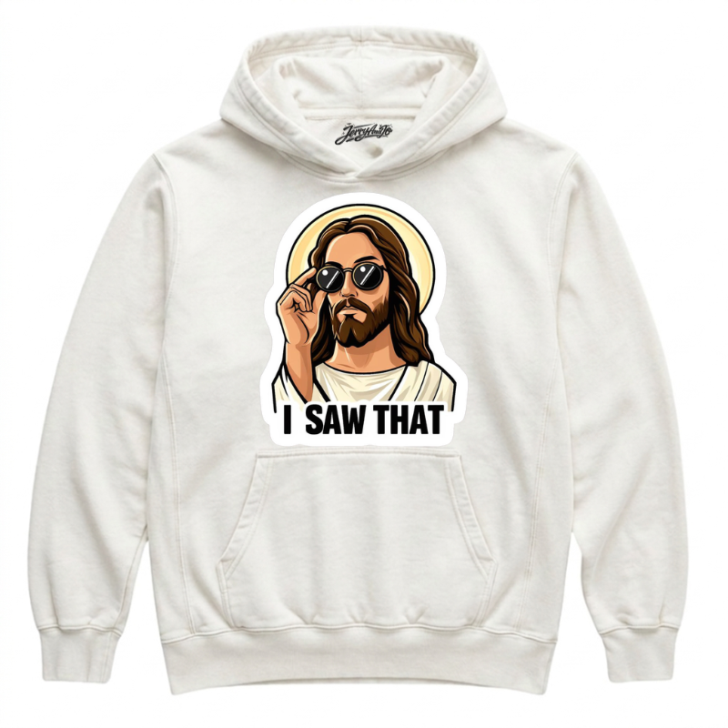 FUNNY CHRISTIAN JESUS WATCHING YOU TEE LL - 0004
