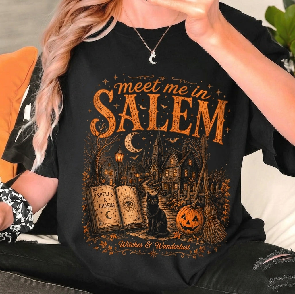 MEET ME IN SALEM HALLOWEEN T-SHIRT TR-00276
