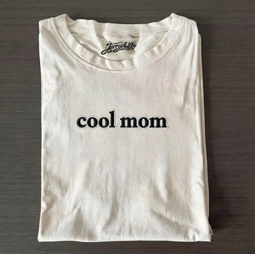 COOL MOM EMBROIDERED TEE MC-0003