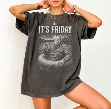 IT'S FRIDAY HORROR MOVIE SHIRT, SWEATSHIRT, HOODIE | FUNNY HALLOWEEN GIFT TH-0133