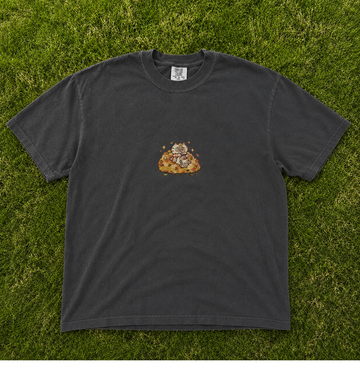 COZY AUTUMN CAT EMBROIDERED SHIRT AV-0073