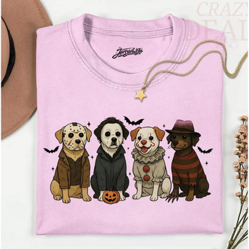 HALLOWEEN DOG SHIRT, FUNNY HALLOWEEN SHIRT, DOG LOVERS T-SHIRT BT-00153