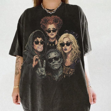 VINTAGE HOCUS POCUS SELFIE SHIRT, SWEATSHIRT, HOODIE | HALLOWEEN WITCHES GIFT TH-0134