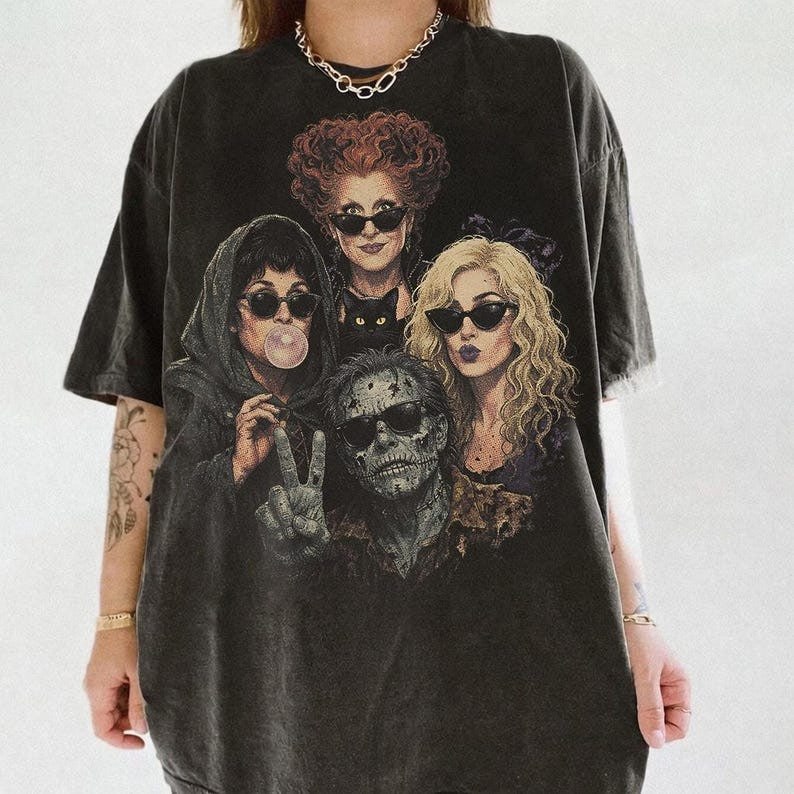 VINTAGE HOCUS POCUS SELFIE SHIRT, SWEATSHIRT, HOODIE | HALLOWEEN WITCHES GIFT TH-0134