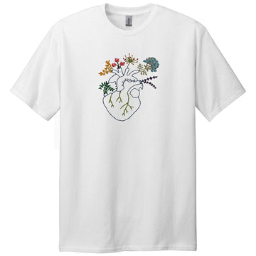 Flowers Embroidered TShirt AK-011