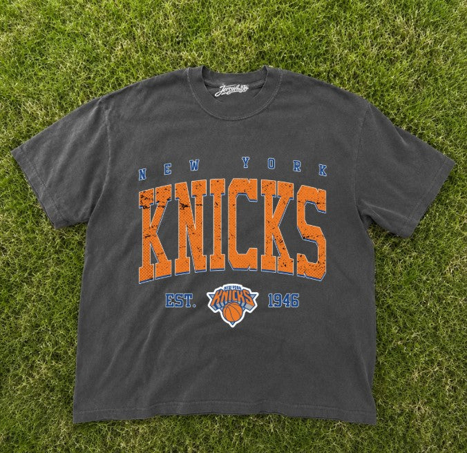NEW YORK KNICKS BASKETBALL EST 1946  SHIRT XIU-0104
