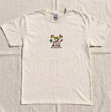 EMBROIDERED ME GOOSE-TA SHIRT, MEXICAN TACOS EMBROIDERED TEE TR-0067