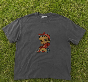 EMBROIDERED SWEET GIRL TEE XIU-0085