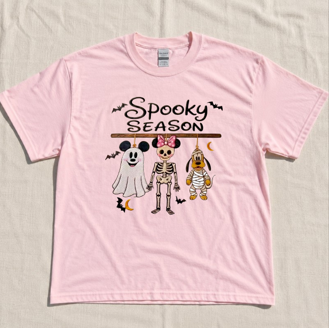 PREPPY COQUETTE SKELETON EMBROIDERED TEE BN-00052