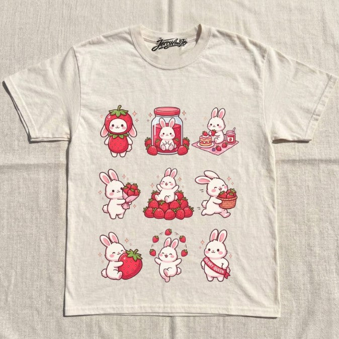 CUTE BERRY BUNNY CHARCTERS SHIRT XIU-0111