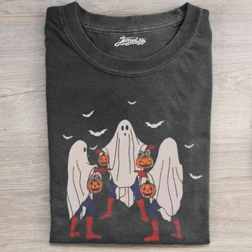 SPIDER-MAN HALLOWEEN SHIRT, THREE SPIDERMAN MEME T-SHIRT TR-00278