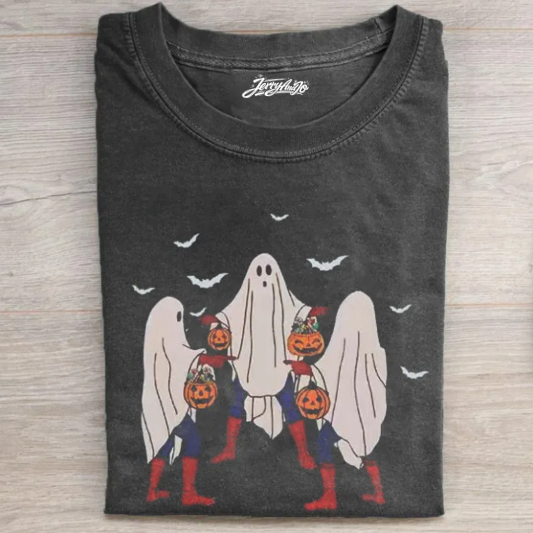 SPIDER-MAN HALLOWEEN SHIRT, THREE SPIDERMAN MEME T-SHIRT TR-00278
