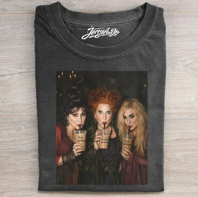 HOCUS POCUS ICED COFFEE HALLOWEEN TEE BN-00119