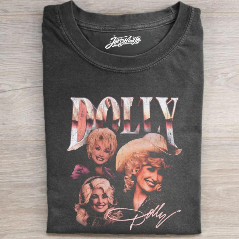 VINTAGE DOLLY PARTON GRAPHIC SHIRT XIU-0150