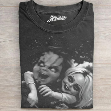HORROR DOLL COUPLE VINTAGE PHOTO STYLE SHIRT XIU-0152