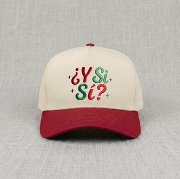 Y SI SI EMBROIDERED, FUNNY SPANISH QOUTE BASEBALL HAT  BN-00010