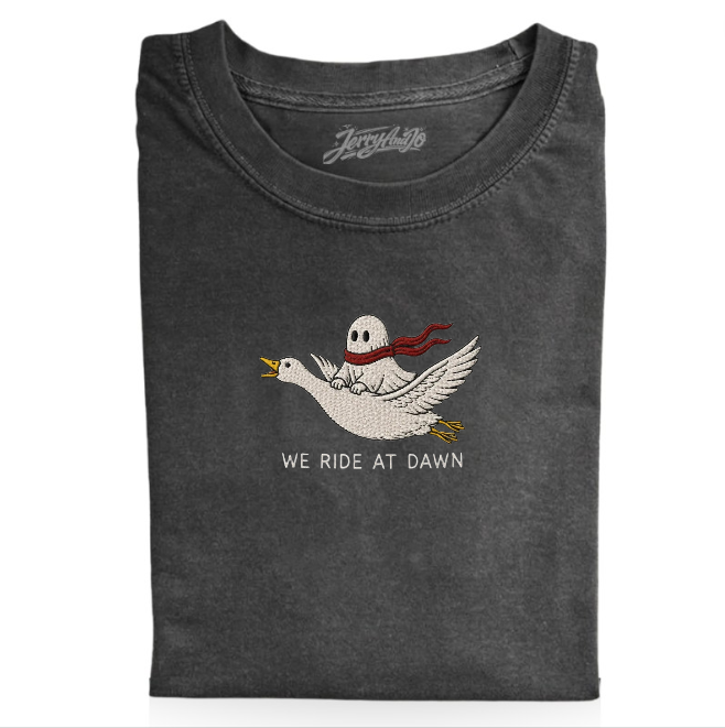 GHOST REDING GOOSE EMBROIDERED TEE BN-00024