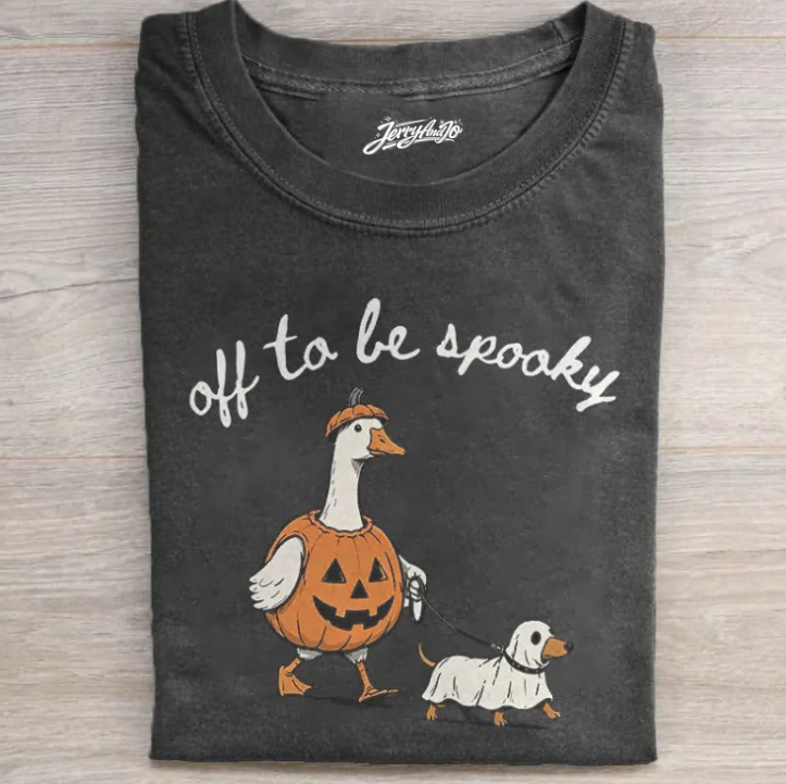 OFF TO BE SPOOKY HALLOWEEN DACHSHUND SHIRT TR-00131