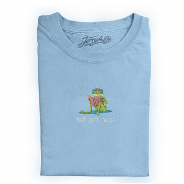 READING FROG EMBROIDERED TEE TR-0011