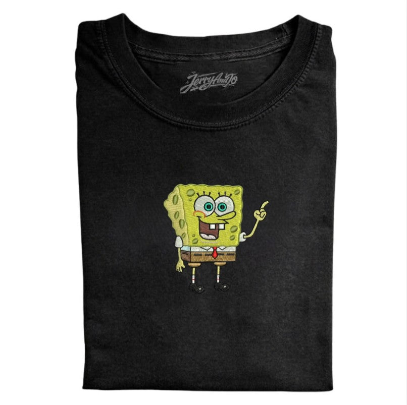 EMBROIDERED SPONGEBOB TEE XIU-0070