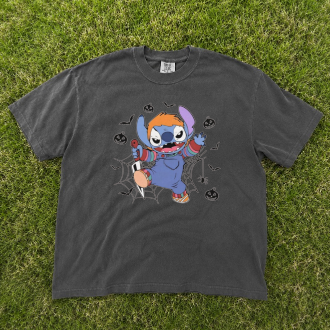 LIO & STITCH HALLOWEEN, ANIMATED TEE BN-00242