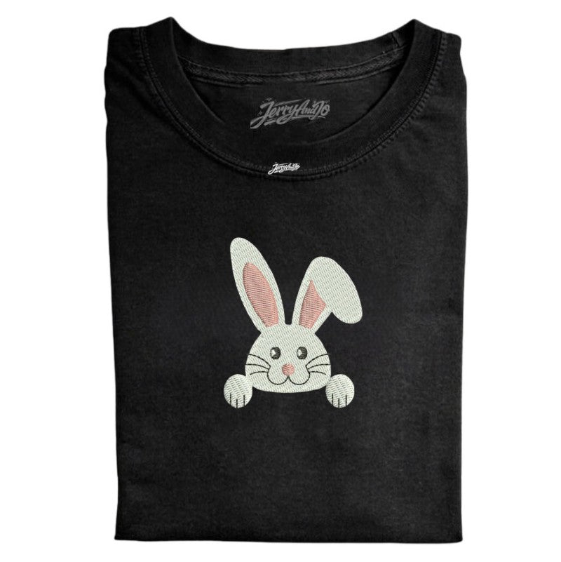 EMBROIDERED CUTE BUNNY TEE XIU-0073