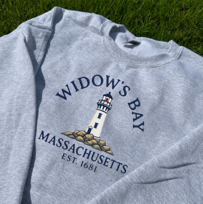 WIDOW'S BAY MASSACHUSETTS EMBROIDERED TEE/ SWEATSHIRT/ HOODIE BN-00099
