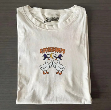 GOOSEBUMPS EMBROIDERED TEE XIU-0008
