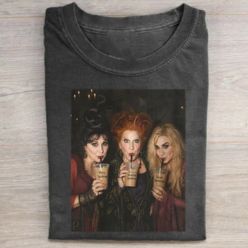 HOCUS POCUS ICED COFFEE HALLOWEEN SHIRT TR-00134